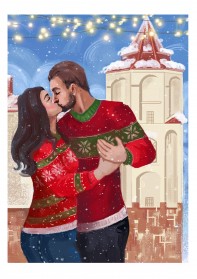 Новогодние огни Минска и замки