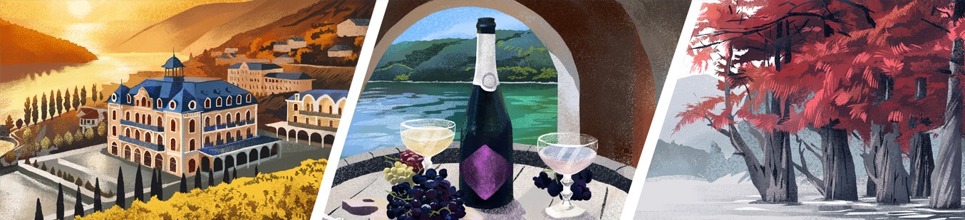 Курортный роман: Абрау-Дюрсо и песни моря - АВИА