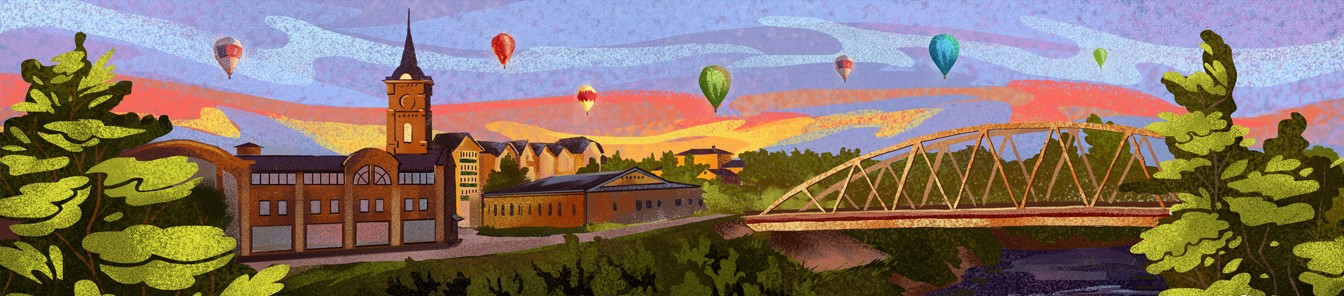 Небесная ярмарка над Уралом: на большом воздушном шаре